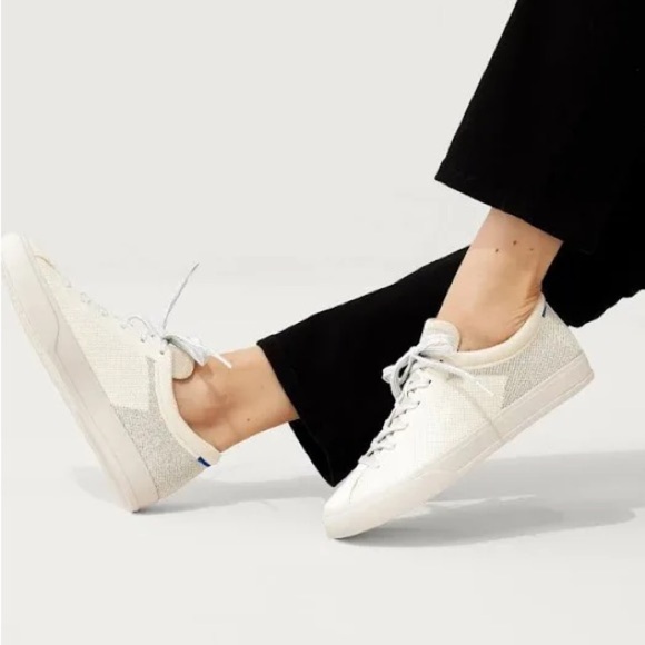 Rothy's The Lace Up Sneaker in Diamond Twill size 10.5 - Picture 2 of 14